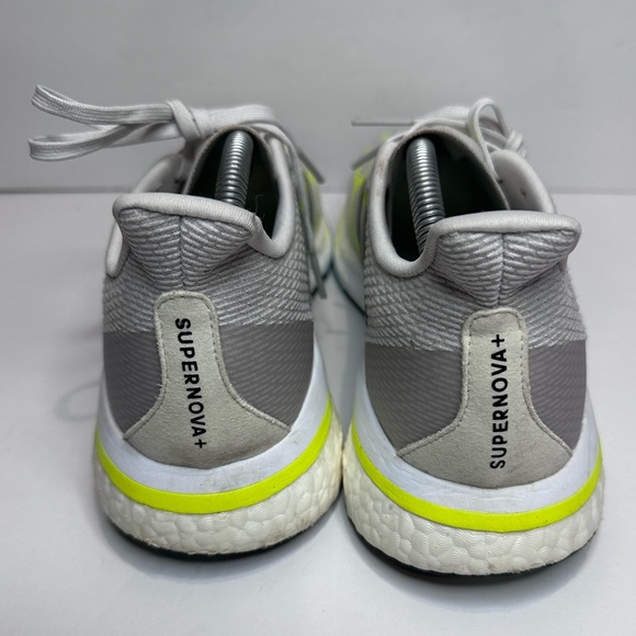 Men’s Gray and Neon Yellow Athletic Shoes - Picture 3 of 7
